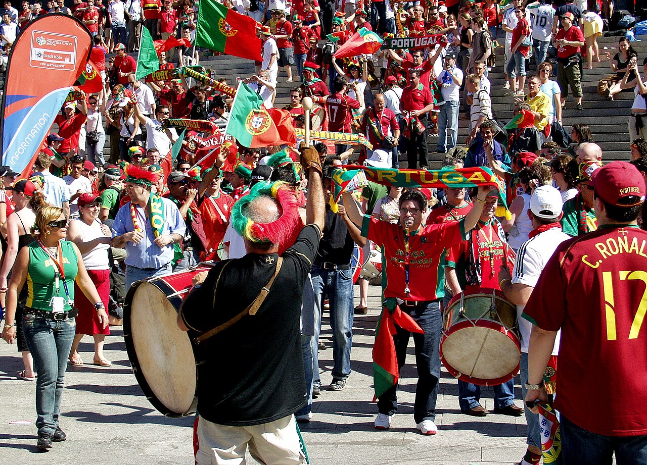 Aficionados en el estadio